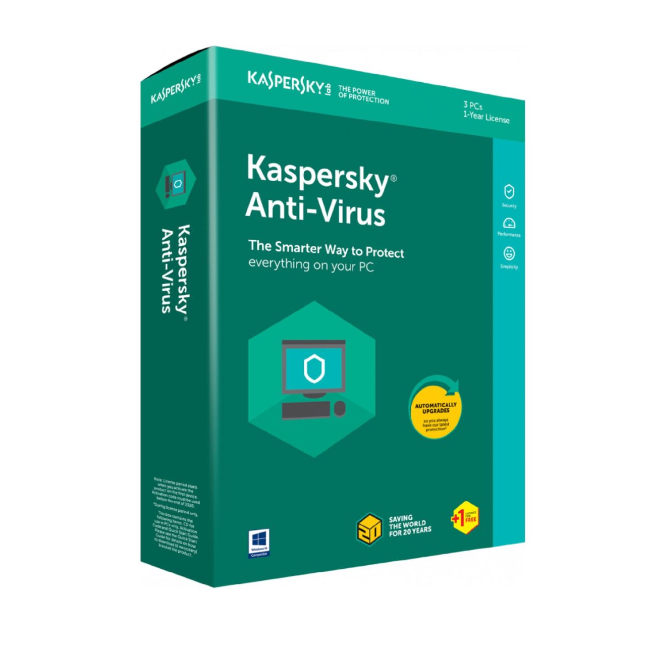 Kaspersky Antivirus 2020 3 User