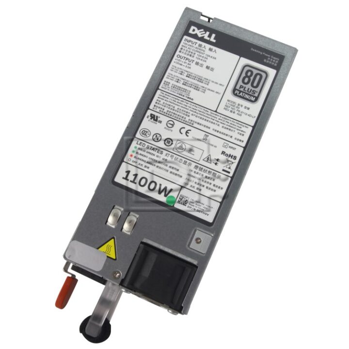 Wattage/VA: 1100W Voltage: 110-240V Multi Compatible Systems: Dell 12th Gen. R720/T620