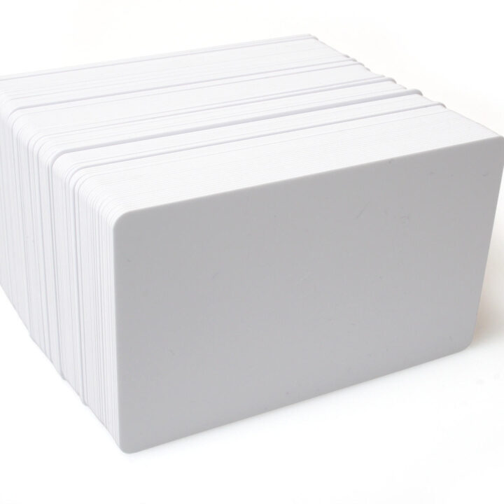 Blank White PVC Plastic Cards