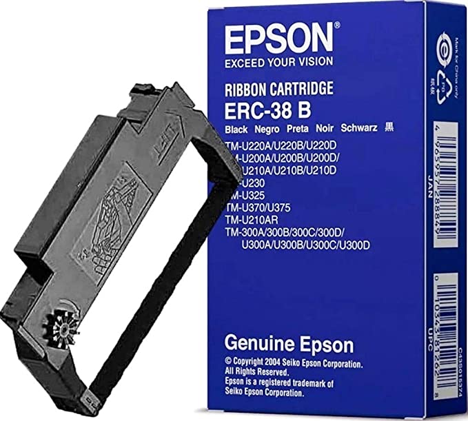 Epson ERC-38 black ribbon cartridge