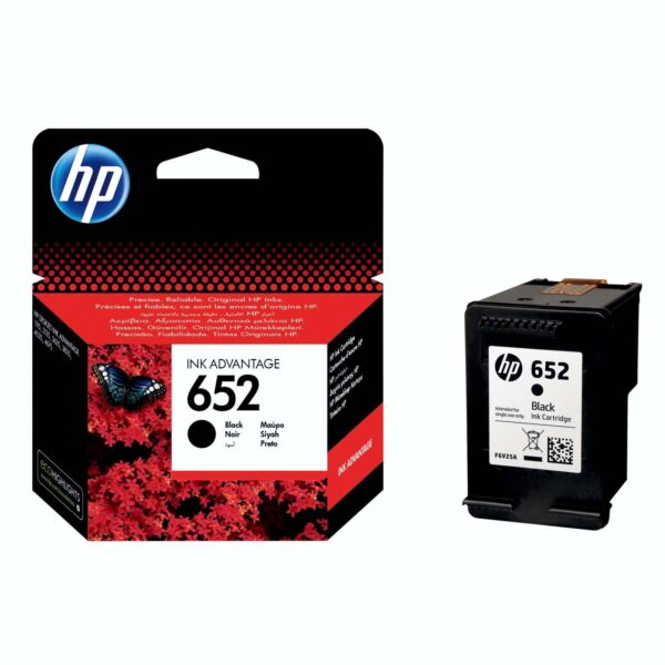 HP 652 Black Ink Advantage Cartridge