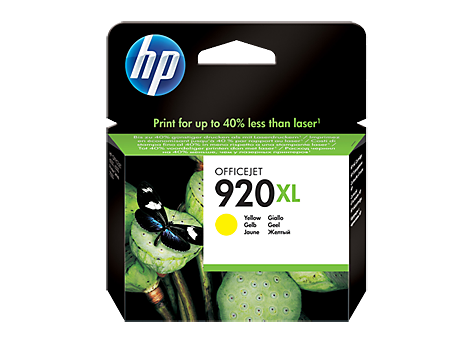 HP 920XL High Yield Yellow Ink Cartridge