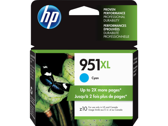 HP 951XL High Yield Cyan Ink Cartridge