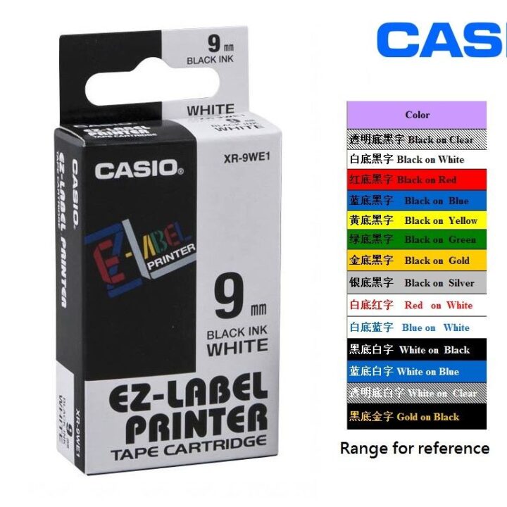 Casio XR-9WE1 9MM Tape Cartridge