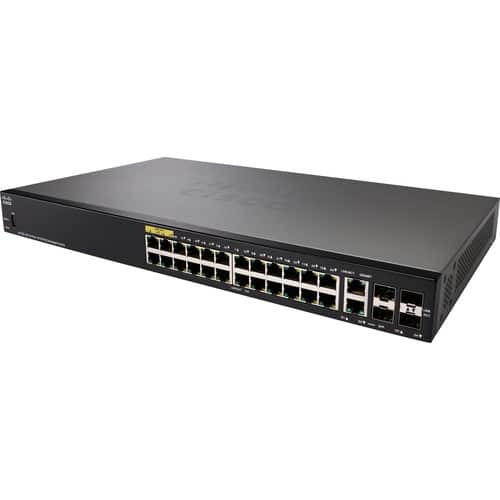 Cisco SF350-24P 24-Port POE Managed Switch