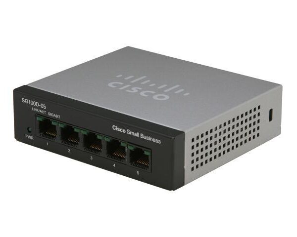 Cisco SG100D-05 5-Port Gigabit Desktop Switch