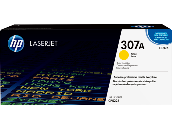 HP 307A Yellow LaserJet Toner Cartridge