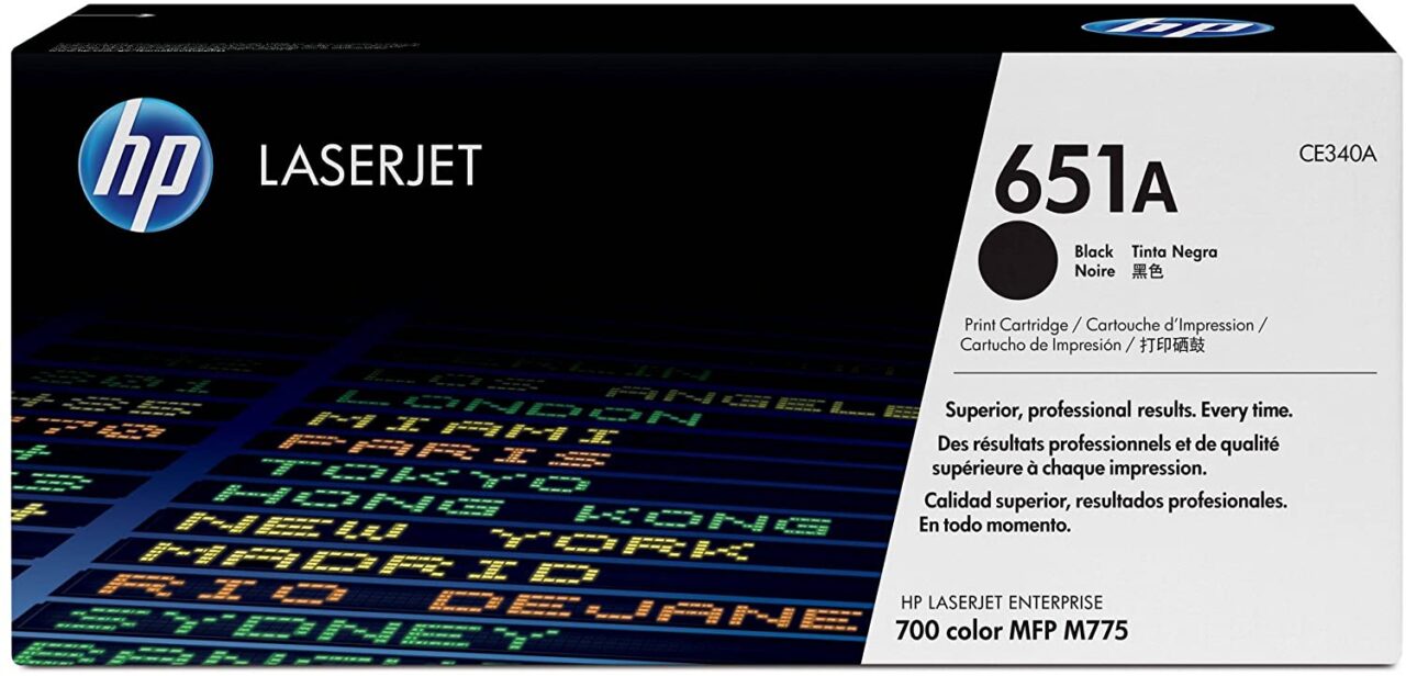 HP 651A Black Toner Cartridge