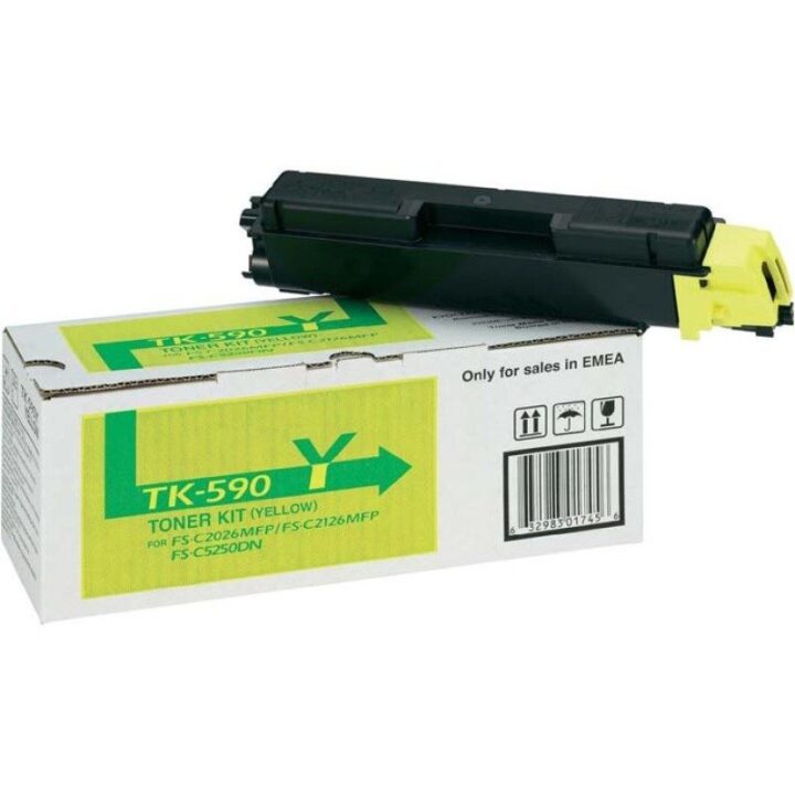 Kyocera TK-590Y yellow toner cartridge