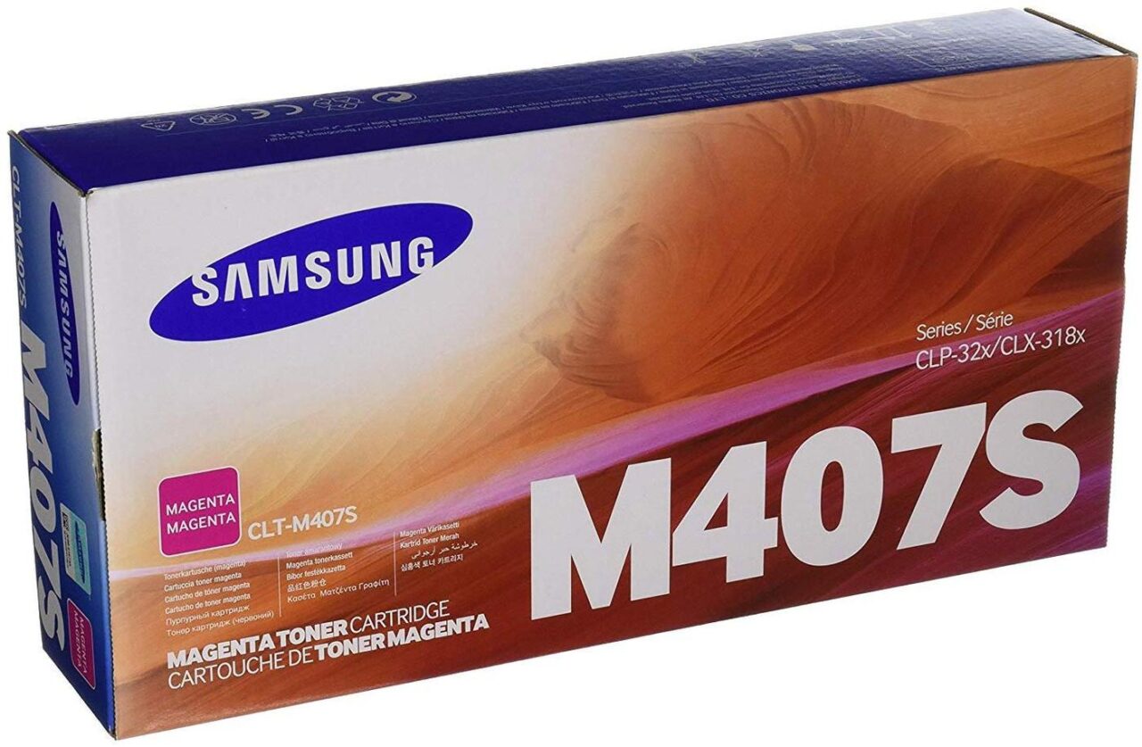 Samsung CLT-M407S Magenta Toner